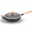 JNC 岩紋純鐵鑊 32cm JNC-IWK32