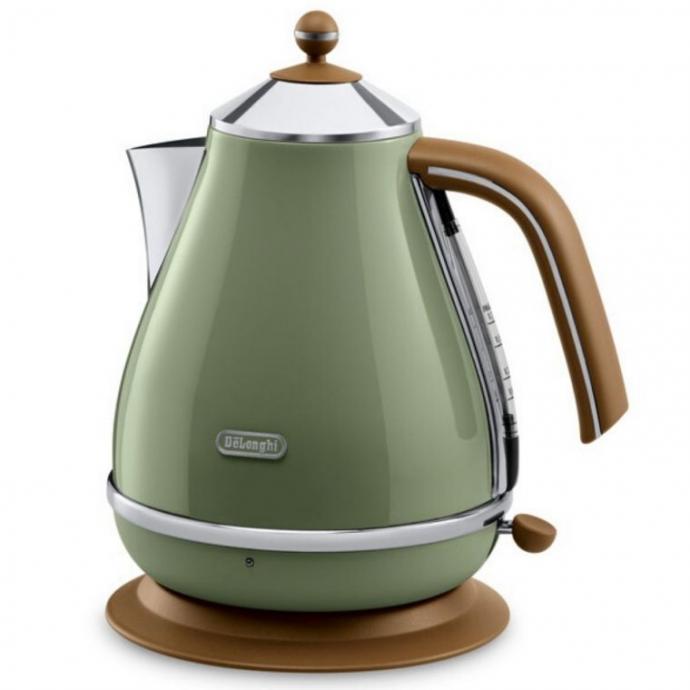 [免費送貨]Delonghi 迪朗奇1L 意式早餐復古系列電水壺 KBOV2000.GR